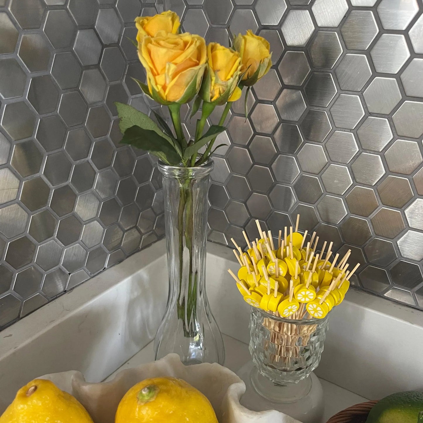 Lemon Cocktail Picks