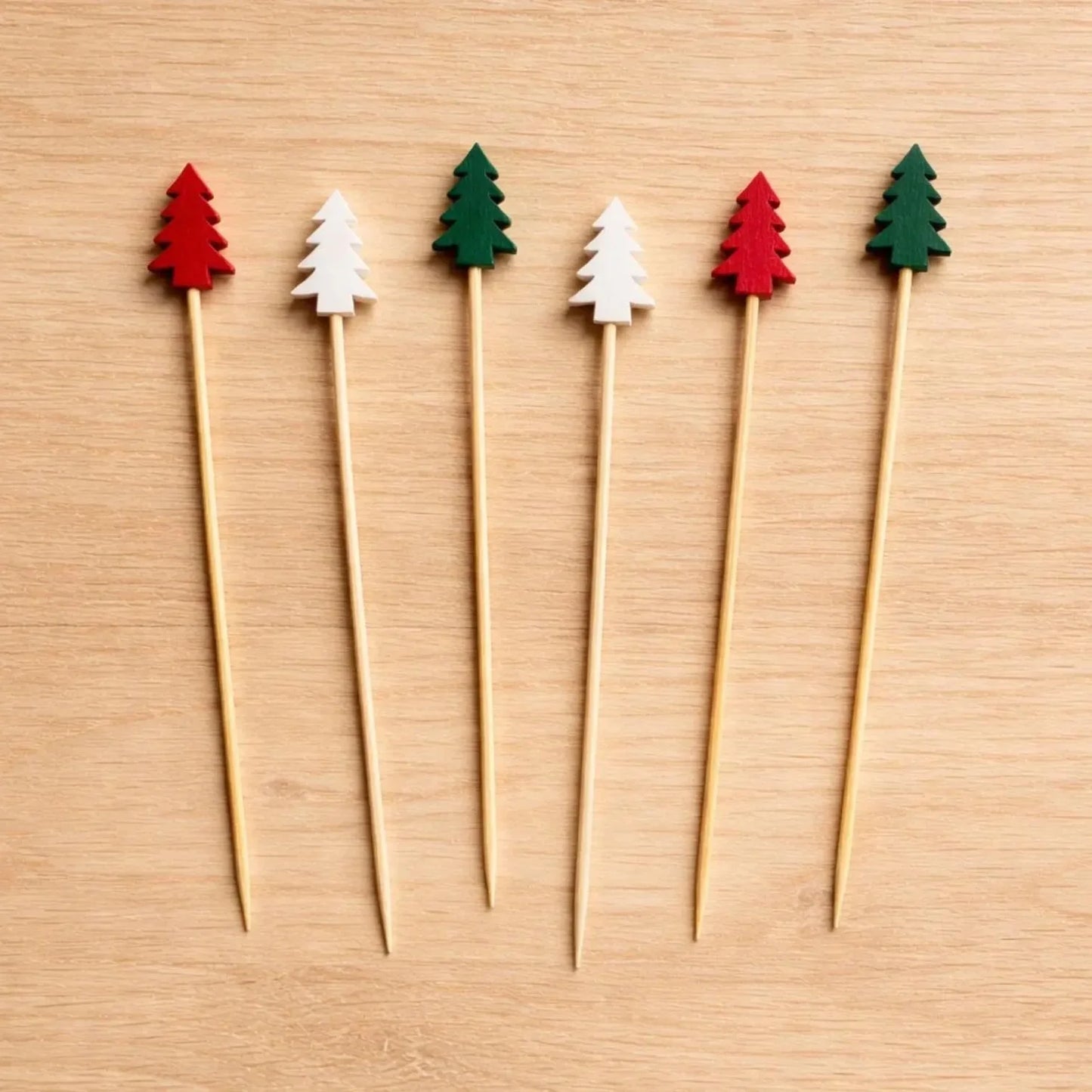 Holiday Host Kit from Sip & Shell: Christmas tree cocktail picks