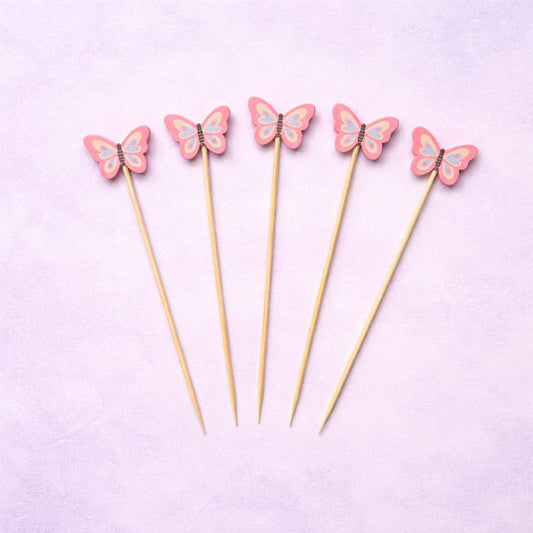 Butterfly Cocktail Picks