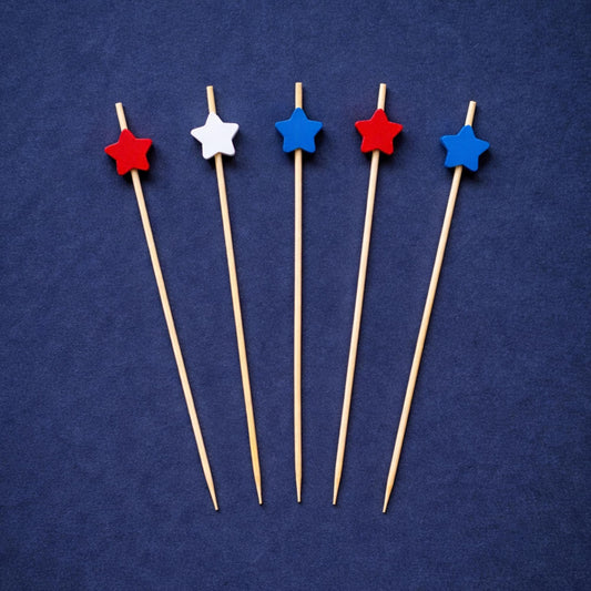 USA Star Cocktail Picks