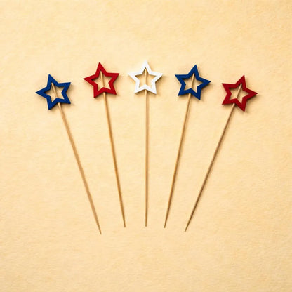 Game Day Kit from Sip & Shell: USA star cocktail picks