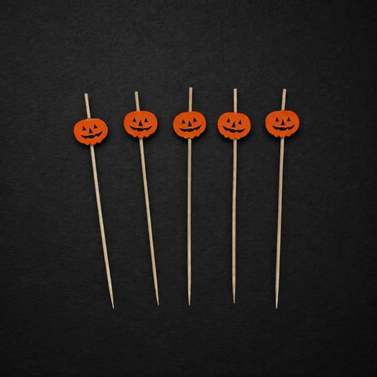 Pumpkin Cocktail Picks