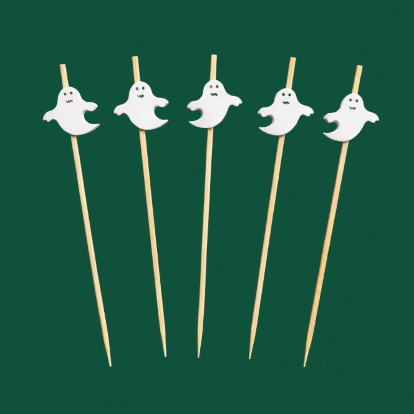 Halloween Bar Kit from Sip & Shell: ghost cocktail picks