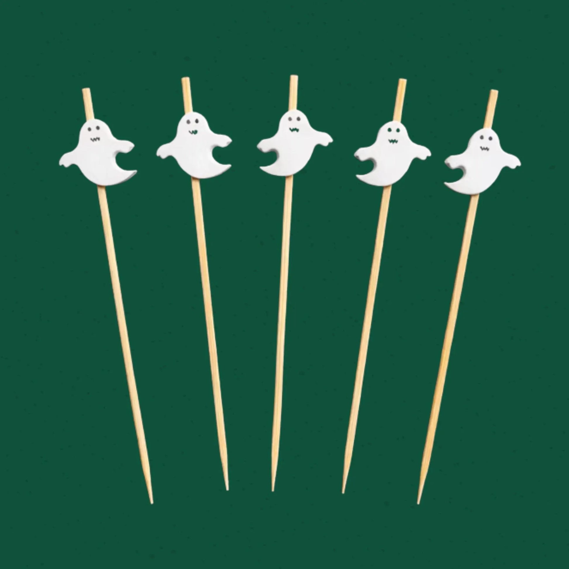 Halloween Bar Kit from Sip & Shell: ghost cocktail picks