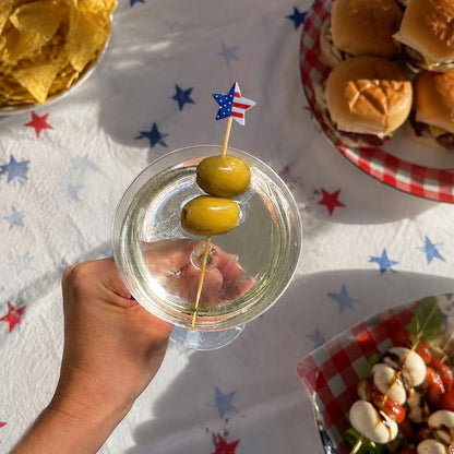 American Flag Star Cocktail Picks