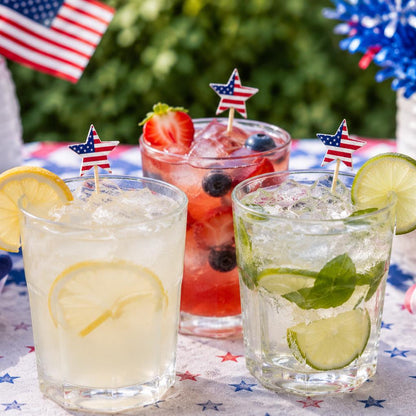 American Flag Star Cocktail Picks
