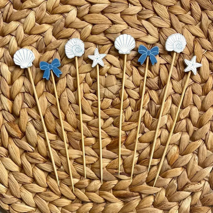 Coastal Party Kit from Sip & Shell: coastal cocktail picks