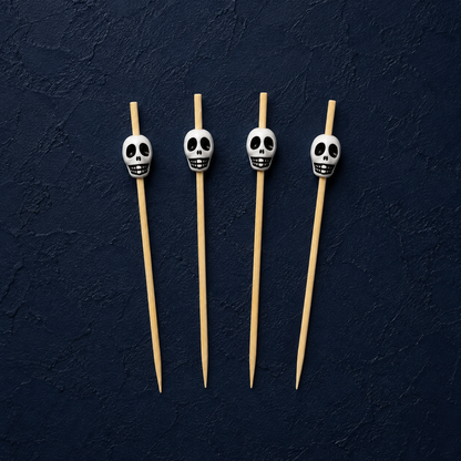 Skull cocktail picks by Sip & Shell