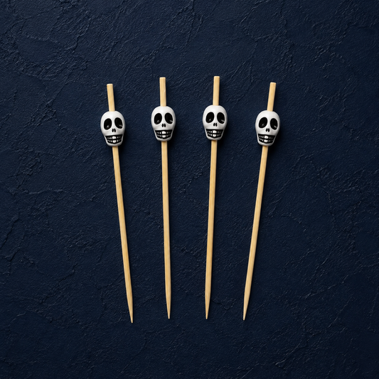 Skull cocktail picks by Sip & Shell